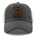 Boston B Skyline Leather Patch Relaxed Trucker - Chowdaheadz
