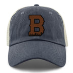 Boston B Skyline Leather Patch Relaxed Trucker - Chowdaheadz