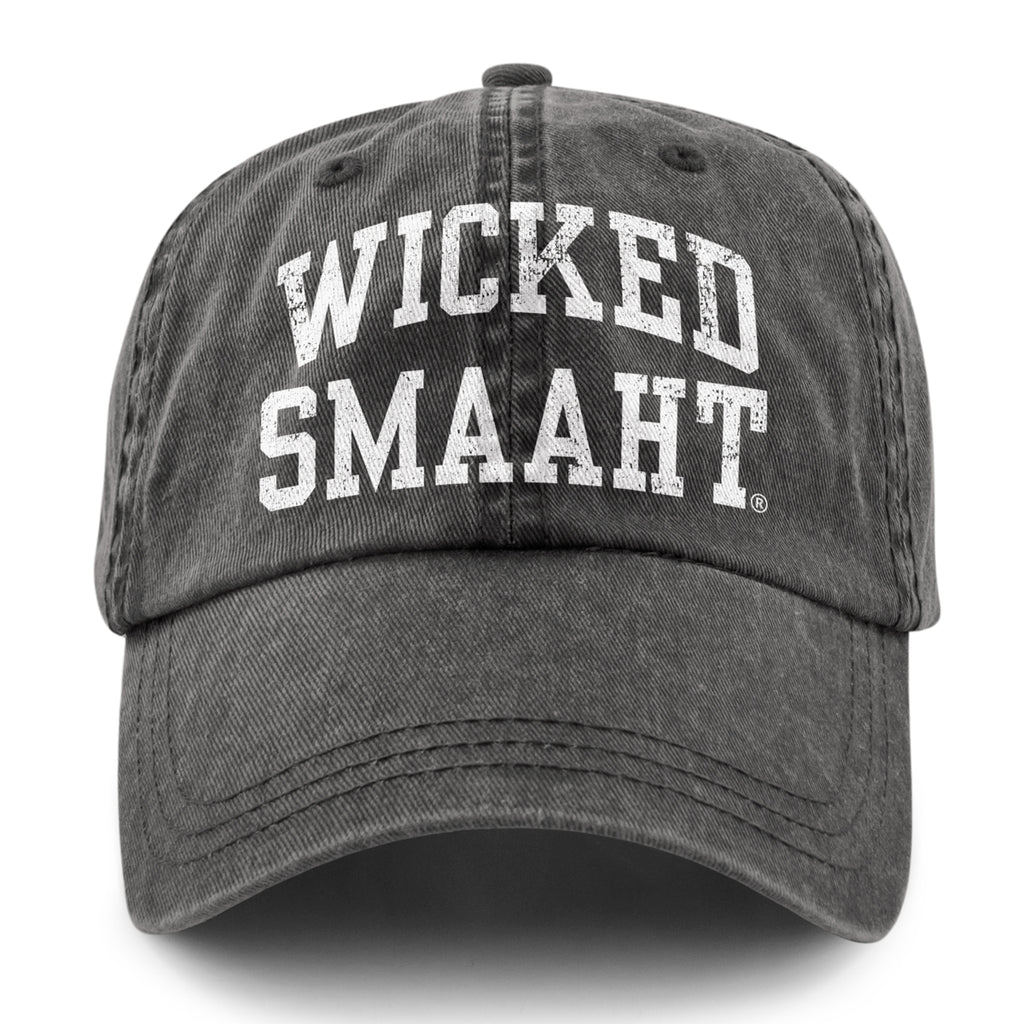 Wicked Smaaht Printed Washed Dad Hat - Chowdaheadz