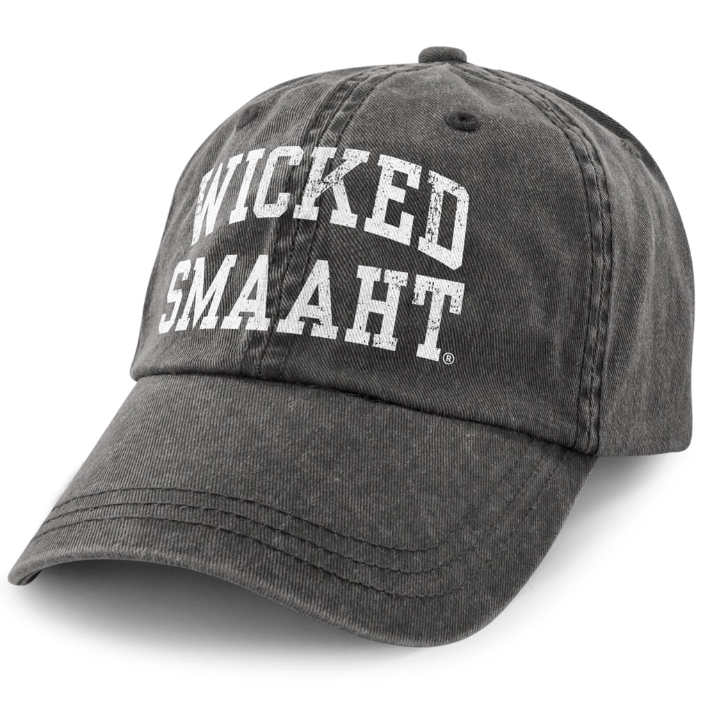 Wicked Smaaht Printed Washed Dad Hat - Chowdaheadz