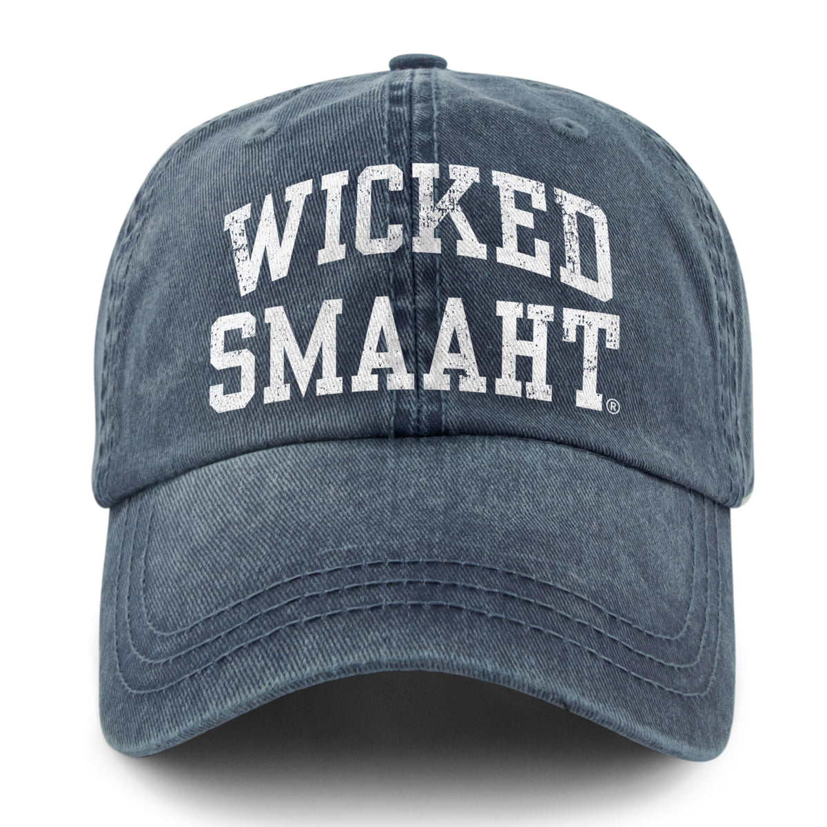 Wicked Smaaht Printed Washed Dad Hat - Chowdaheadz