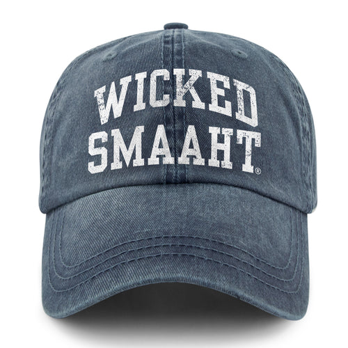 Wicked Smaaht Printed Washed Dad Hat - Chowdaheadz
