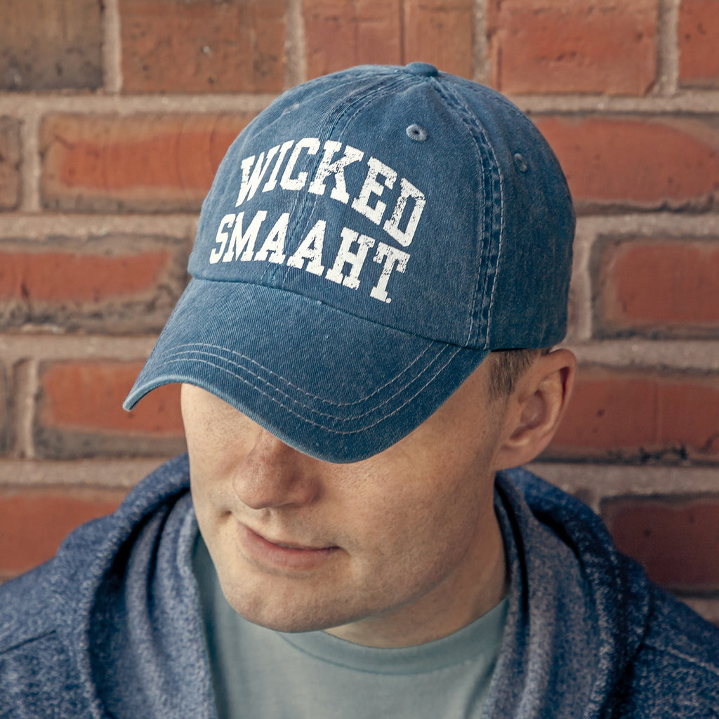 Wicked Smaaht Printed Washed Dad Hat - Chowdaheadz