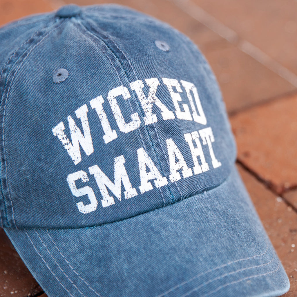 Wicked Smaaht Printed Washed Dad Hat - Chowdaheadz