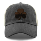 Boston Shamrock Skyline Leather Patch Relaxed Trucker - Chowdaheadz
