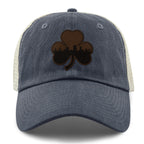 Boston Shamrock Skyline Leather Patch Relaxed Trucker - Chowdaheadz