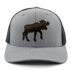 Moose Tree Skyline Leather Patch Classic Snapback Trucker - Chowdaheadz