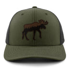 Moose Tree Skyline Leather Patch Classic Snapback Trucker - Chowdaheadz