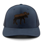 Moose Tree Skyline Leather Patch Classic Snapback Trucker - Chowdaheadz