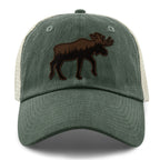 Moose Tree Skyline Leather Patch Relaxed Trucker - Chowdaheadz