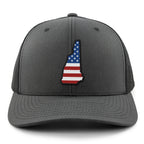 New Hampshire USA Patch Classic Snapback Trucker - Chowdaheadz