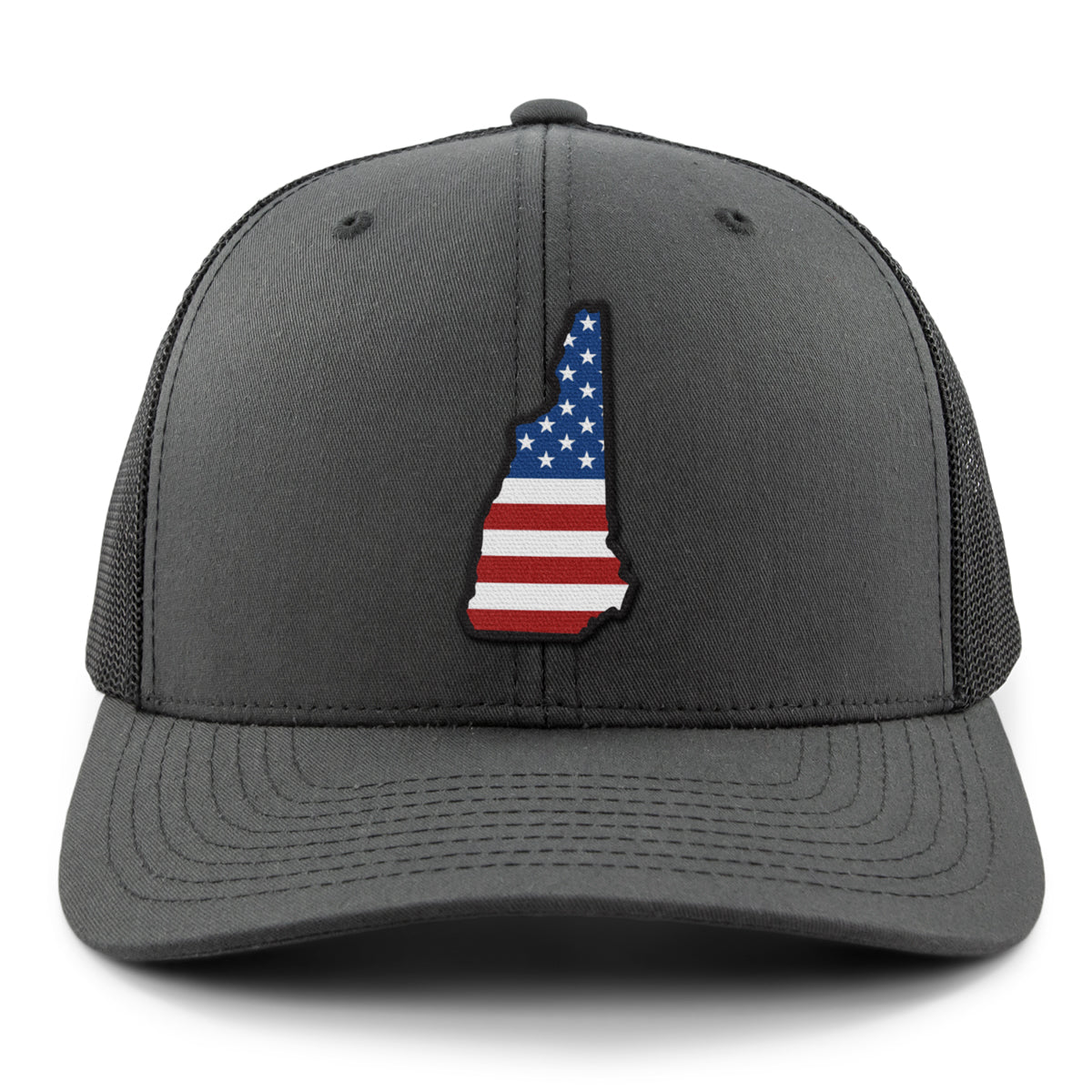New Hampshire USA Patch Classic Snapback Trucker - Chowdaheadz
