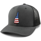 New Hampshire USA Patch Classic Snapback Trucker - Chowdaheadz