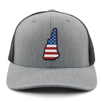 New Hampshire USA Patch Classic Snapback Trucker - Chowdaheadz