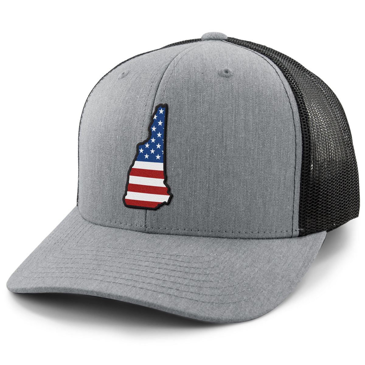 New Hampshire USA Patch Classic Snapback Trucker - Chowdaheadz