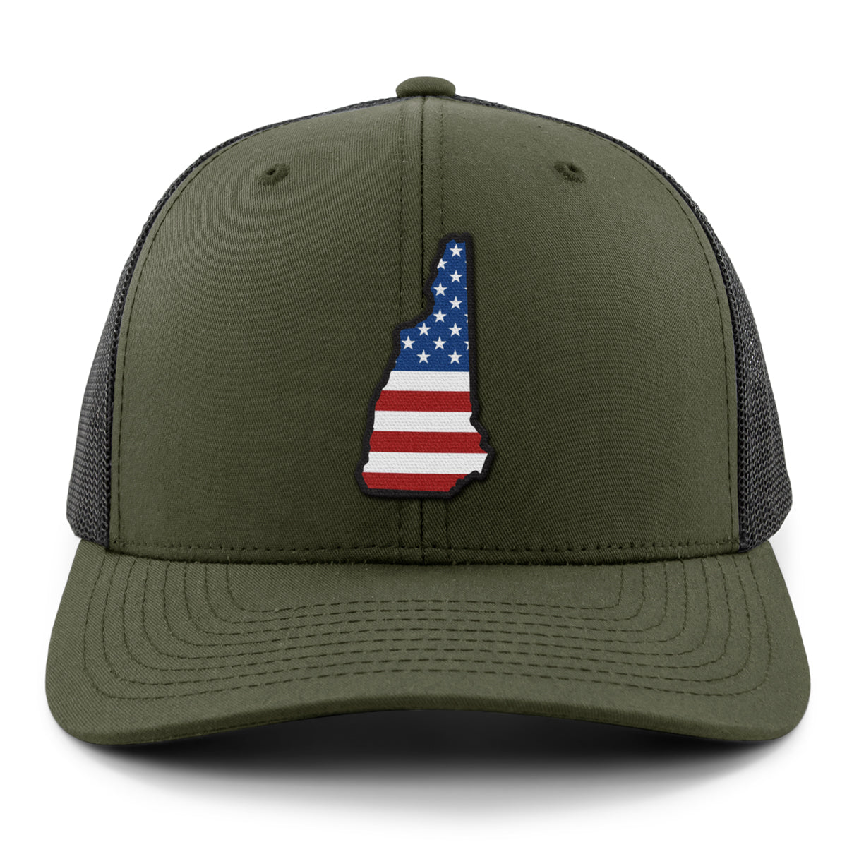 New Hampshire USA Patch Classic Snapback Trucker - Chowdaheadz