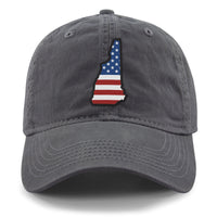 New Hampshire USA Patch Dad Hat - Chowdaheadz
