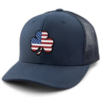 Shamrock Stars & Stripes Classic Snapback Trucker - Chowdaheadz