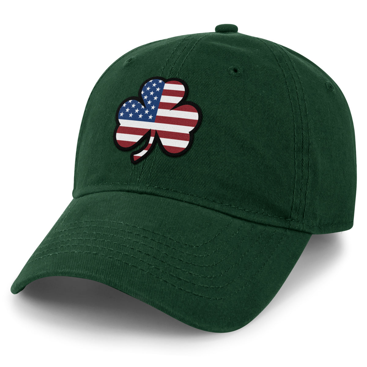 Shamrock Stars & Stripes Dad Hat - Chowdaheadz