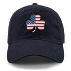 Shamrock Stars & Stripes Dad Hat - Chowdaheadz