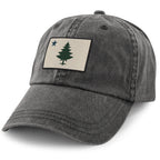 Vintage Maine Flag Washed Dad Hat - Chowdaheadz