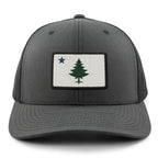 Vintage Maine Flag Classic Snapback Trucker - Chowdaheadz