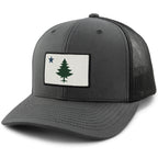 Vintage Maine Flag Classic Snapback Trucker - Chowdaheadz