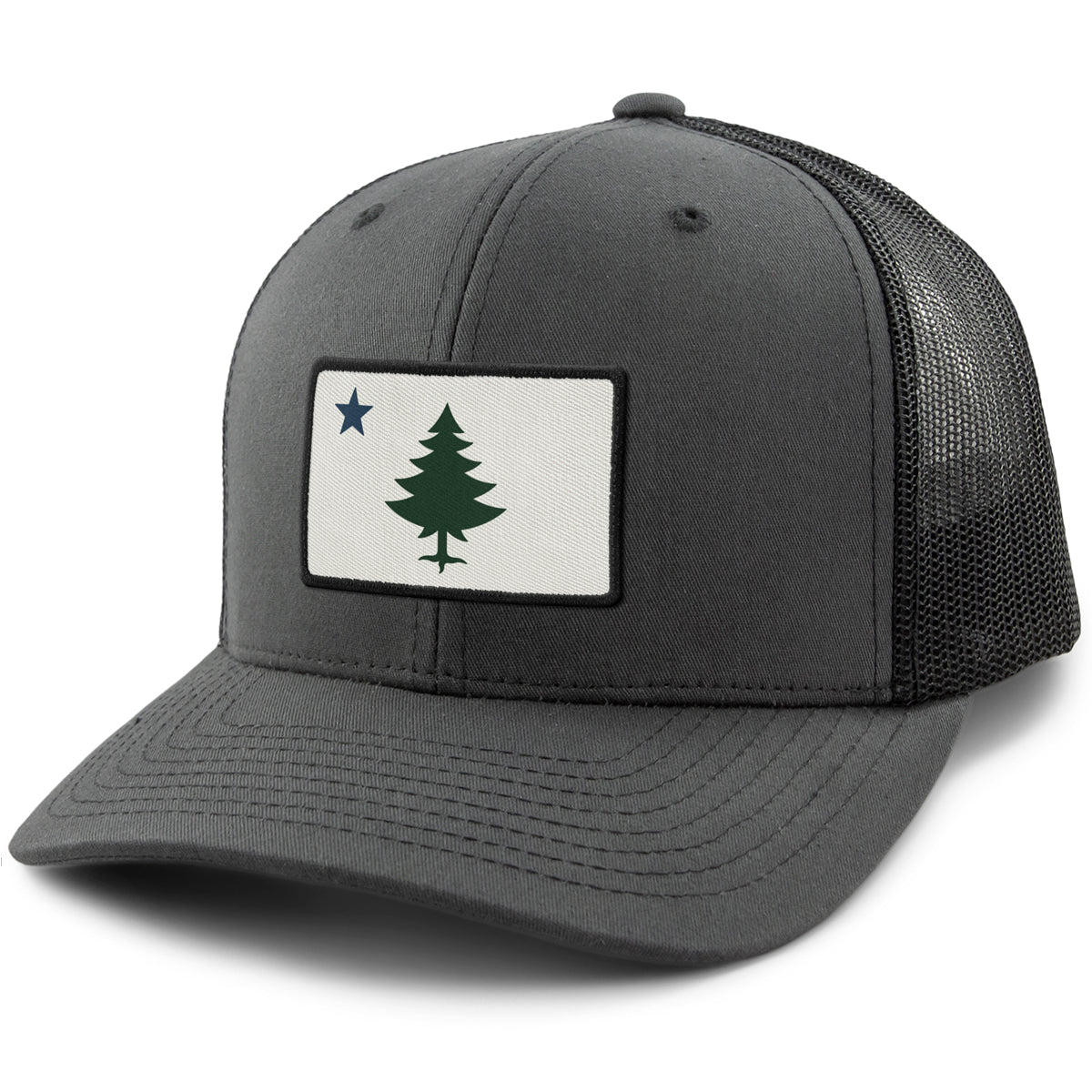 Vintage Maine Flag Classic Snapback Trucker - Chowdaheadz