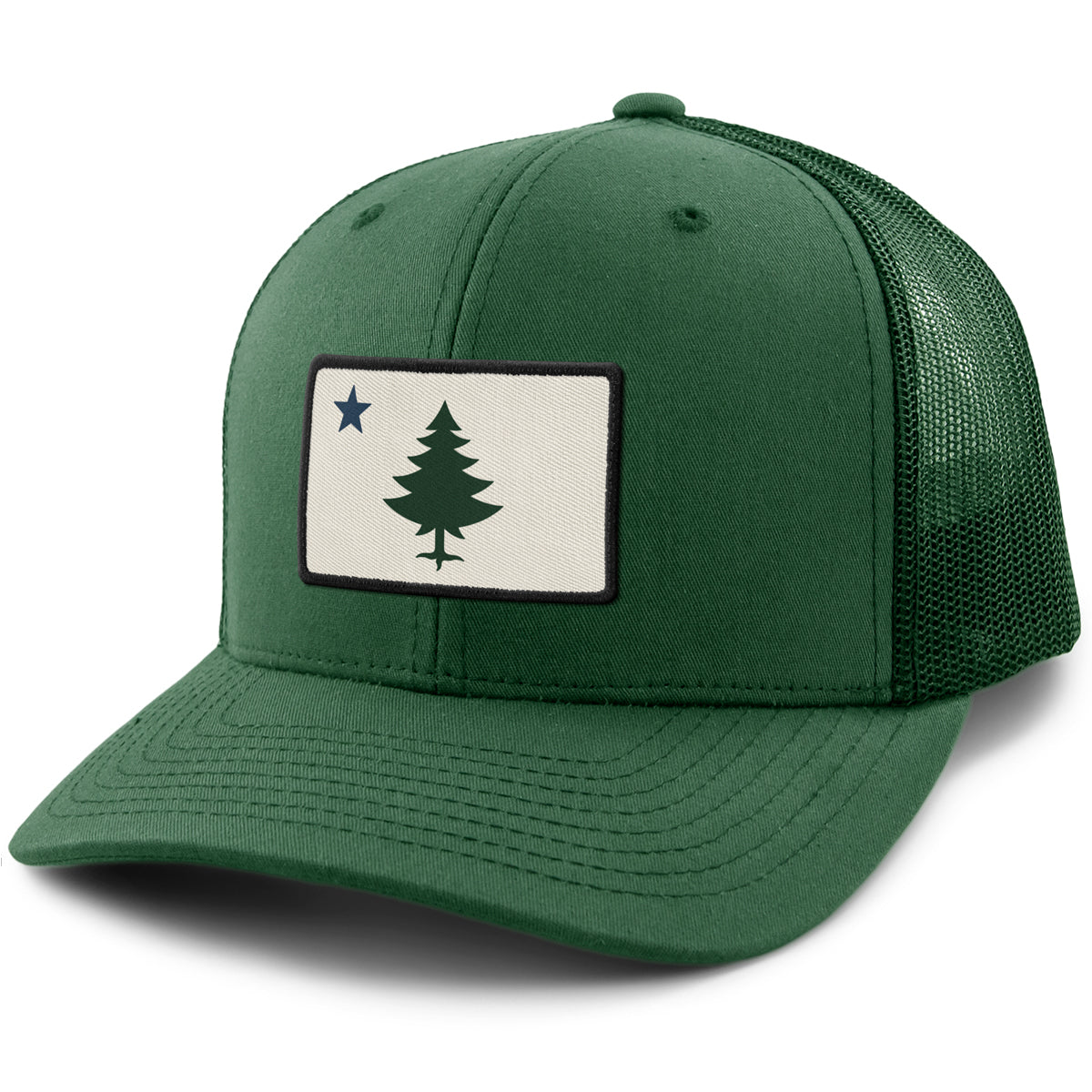 Vintage Maine Flag Classic Snapback Trucker - Chowdaheadz