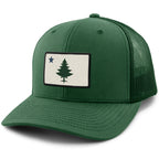Vintage Maine Flag Classic Snapback Trucker - Chowdaheadz