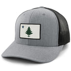 Vintage Maine Flag Classic Snapback Trucker - Chowdaheadz