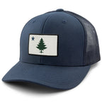 Vintage Maine Flag Classic Snapback Trucker - Chowdaheadz