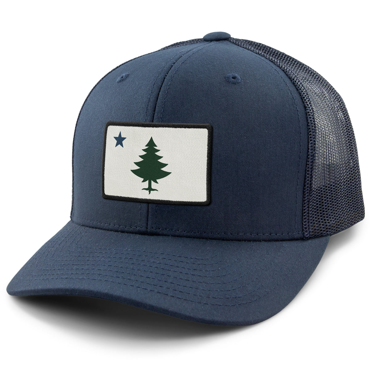 Vintage Maine Flag Classic Snapback Trucker - Chowdaheadz