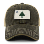 Vintage Maine Flag Dirty Water Trucker - Chowdaheadz