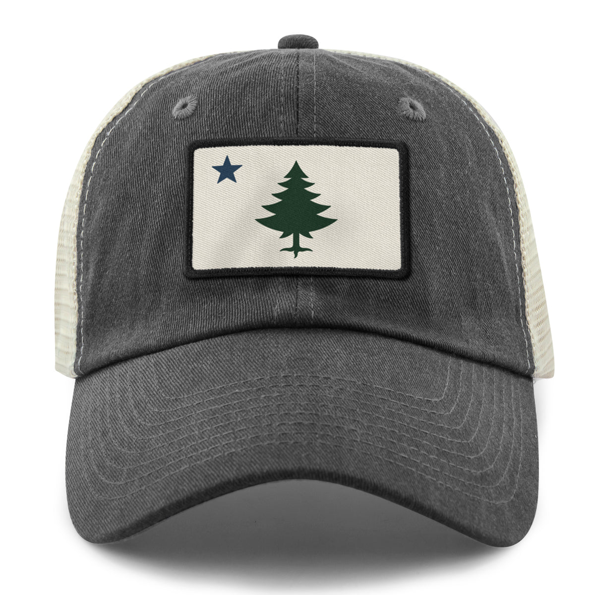 Vintage Maine Flag Relaxed Trucker - Chowdaheadz