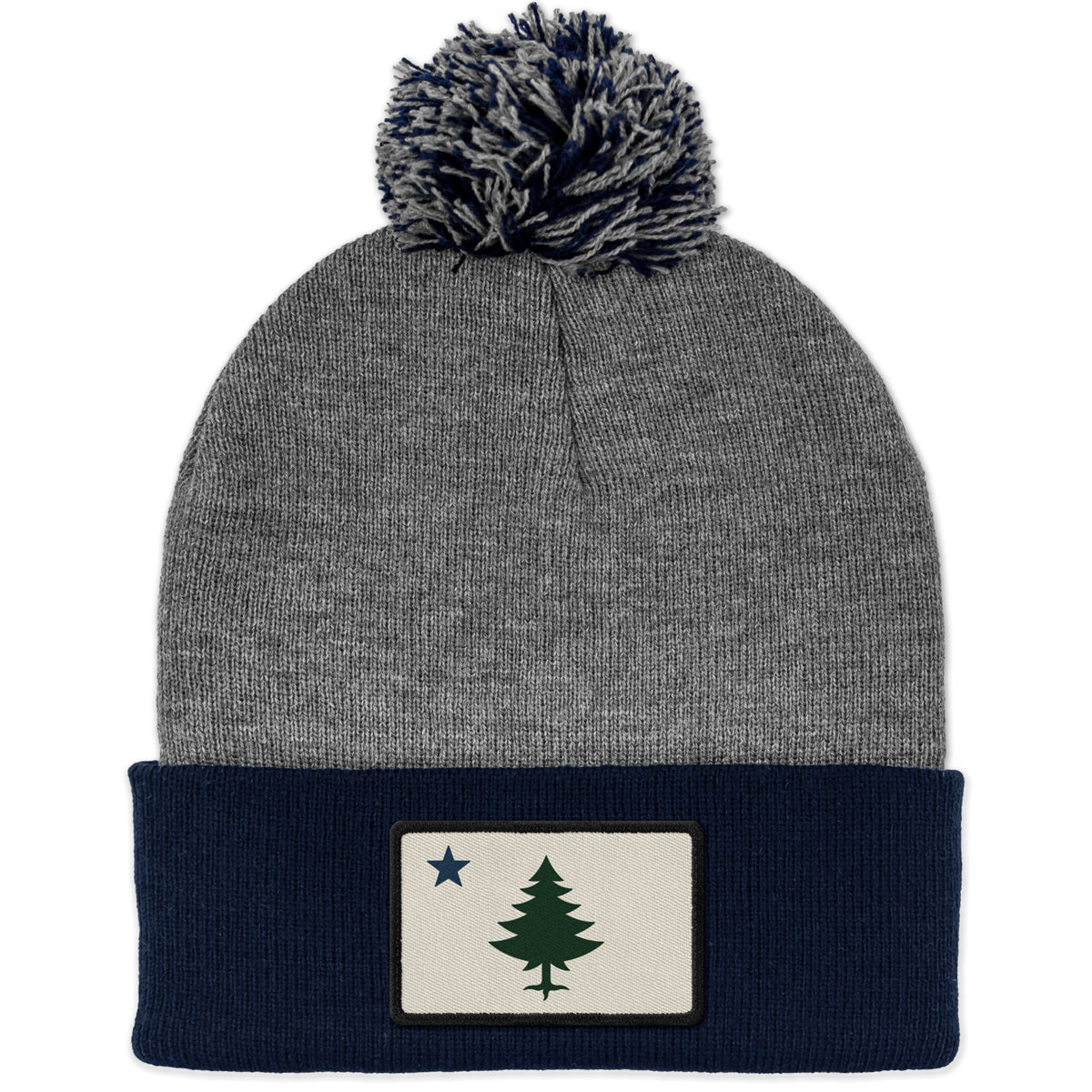 Vintage Maine Flag Two Tone Knit