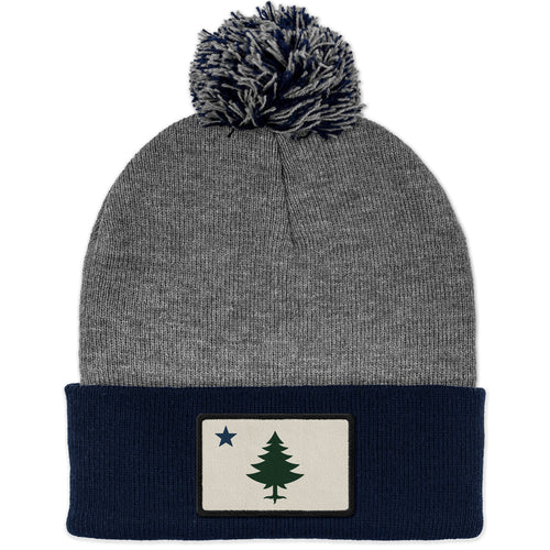 Vintage Maine Flag Two Tone Knit - Chowdaheadz