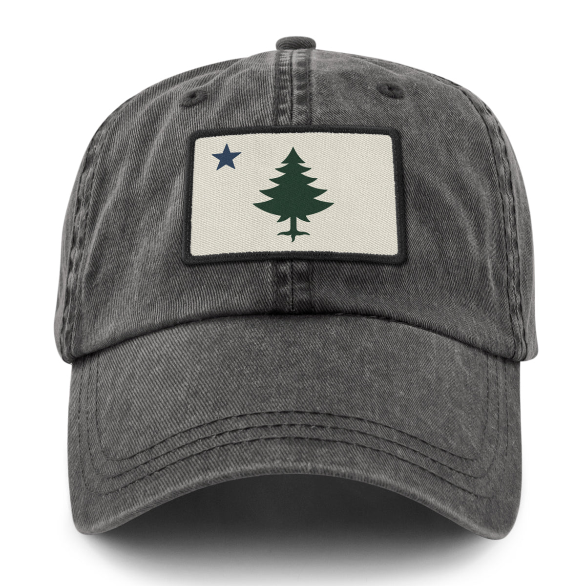Vintage Maine Flag Washed Dad Hat - Chowdaheadz