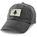 Vintage Maine Flag Washed Dad Hat - Chowdaheadz