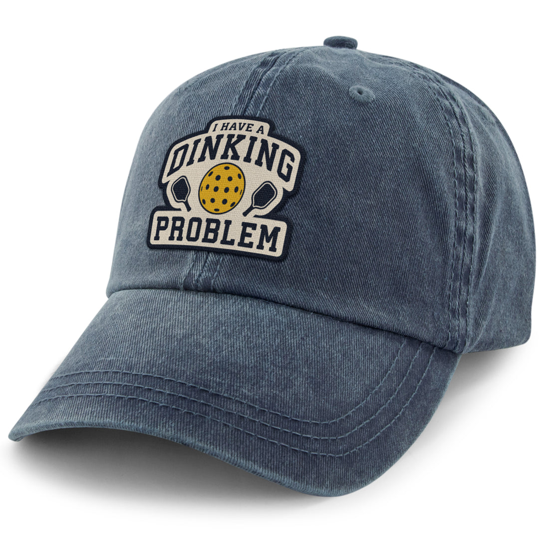 I Have a Dinking Problem Washed Dad Hat - Chowdaheadz