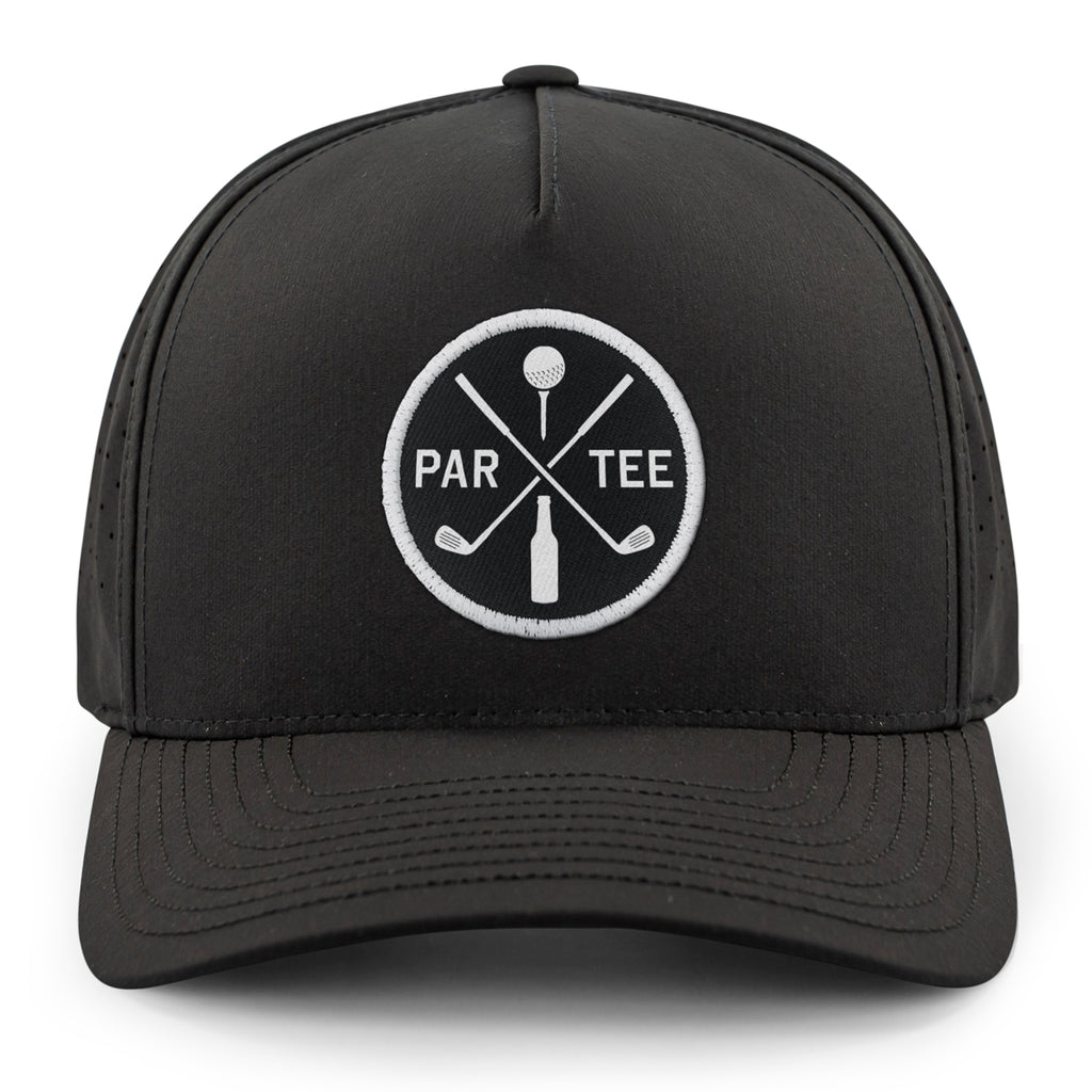 Par-Tee Time Circle Emblem Performance Hat - Chowdaheadz