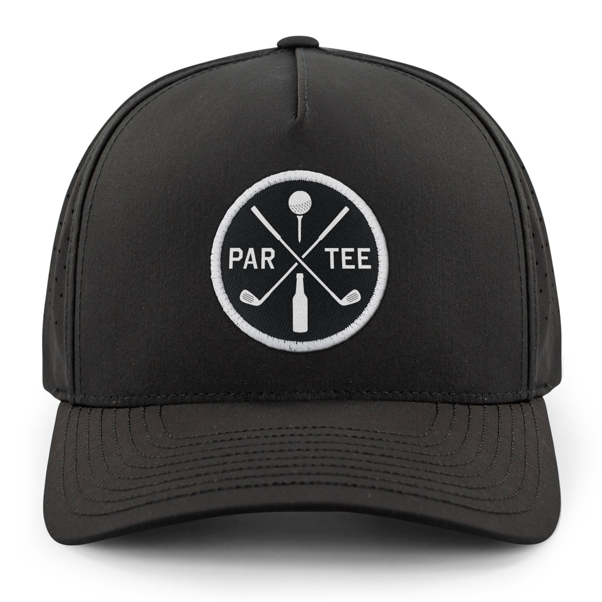 Par-Tee Time Circle Emblem Performance Hat - Chowdaheadz