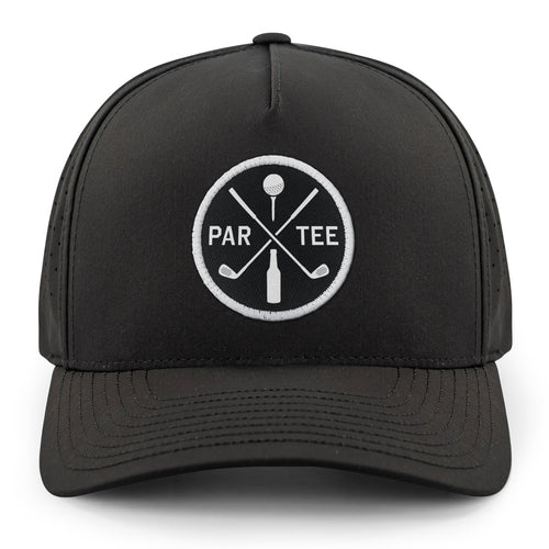 Par-Tee Time Circle Emblem Performance Hat - Chowdaheadz