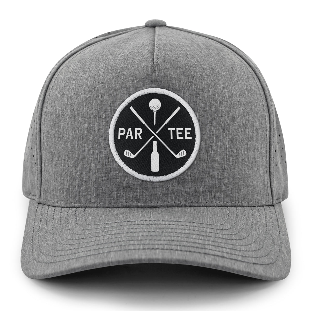 Par-Tee Time Circle Emblem Performance Hat - Chowdaheadz