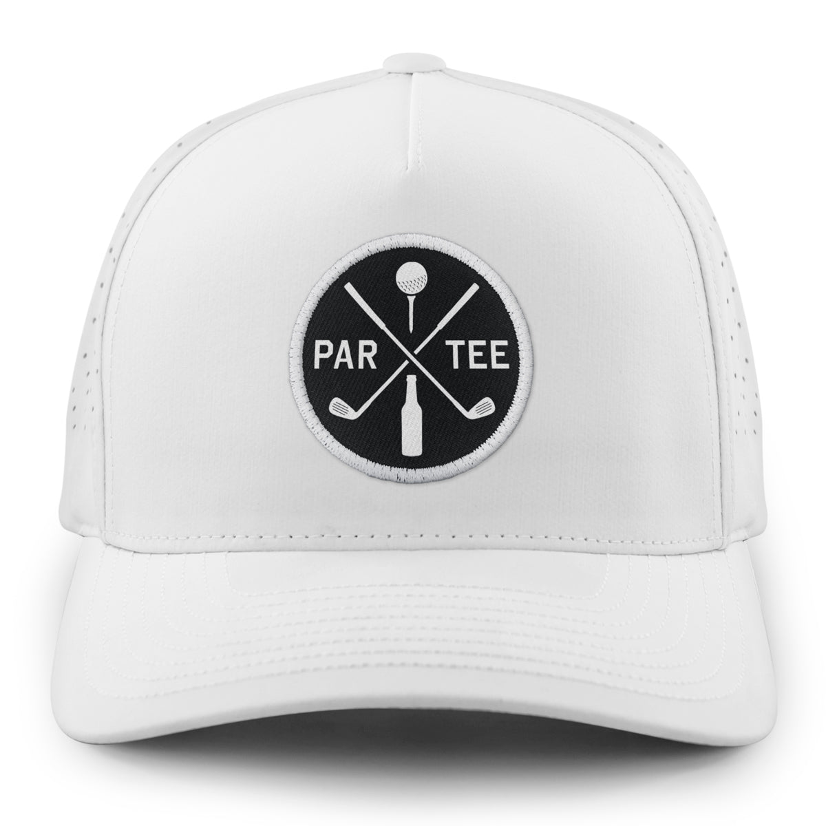 Par-Tee Time Circle Emblem Performance Hat - Chowdaheadz