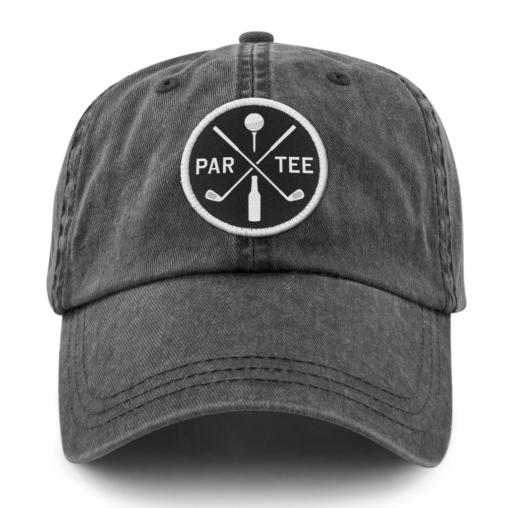 Par-Tee Time Washed Dad Hat - Chowdaheadz