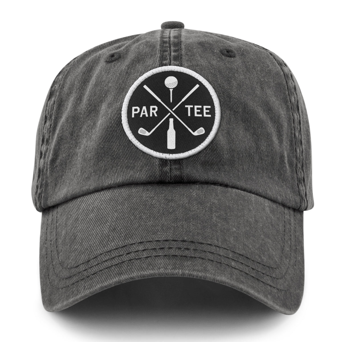 Par-Tee Time Washed Dad Hat - Chowdaheadz