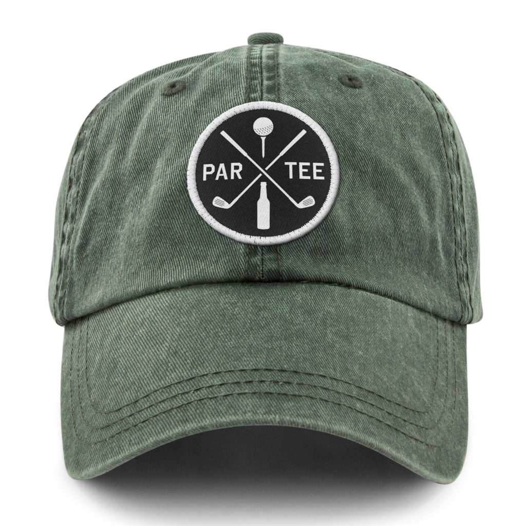 Par-Tee Time Washed Dad Hat - Chowdaheadz