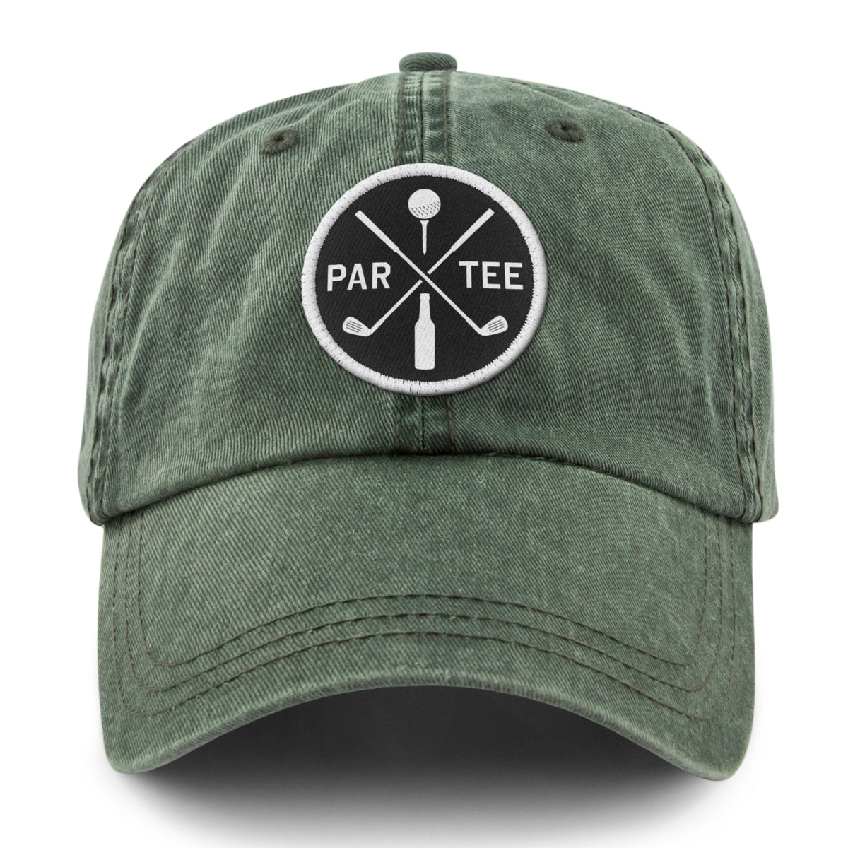 Par-Tee Time Washed Dad Hat - Chowdaheadz