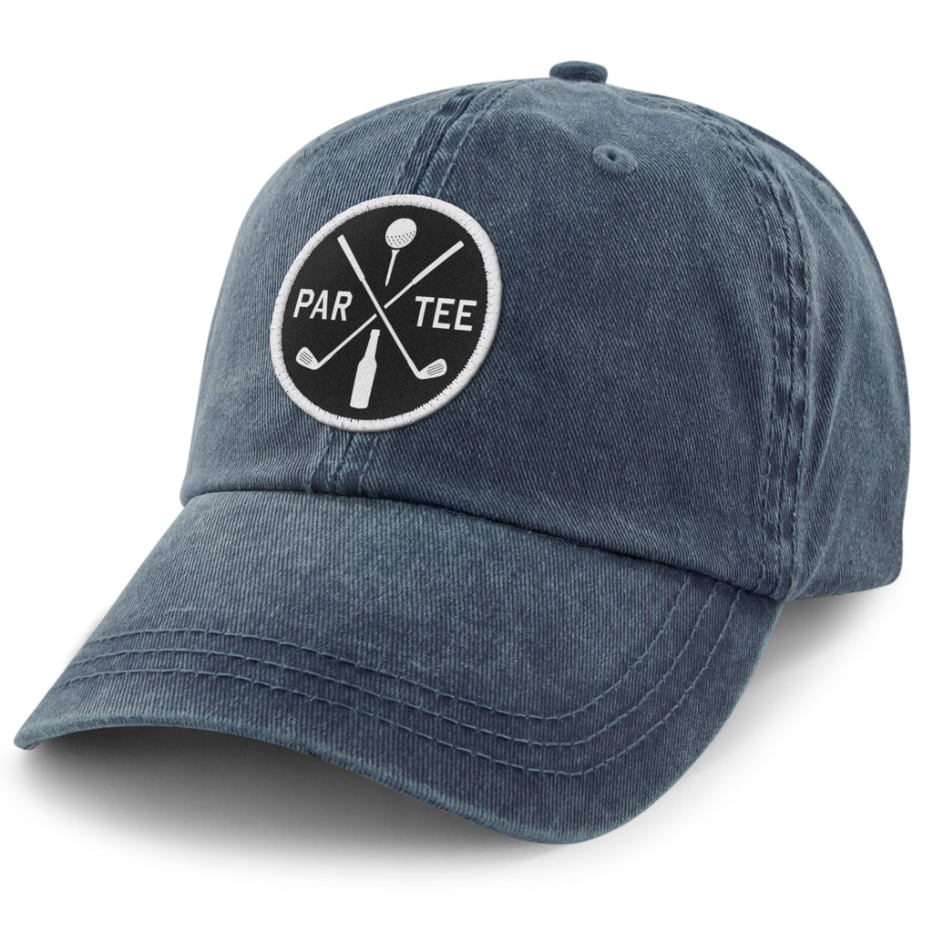 Par-Tee Time Washed Dad Hat - Chowdaheadz